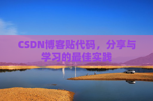 CSDN博客贴代码，分享与学习的最佳实践